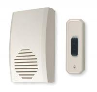 1DPE7 Wireless Door Chime, Plastic, L 5 In