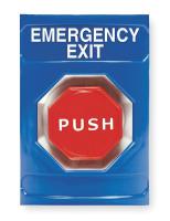 1DPF2 Emergency Exit Push Button Station, Blue