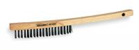 1VAF8 Scratch Brush, Rows 3 x 19, Carbon Steel