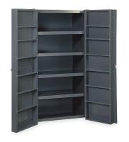 1DZF4 Bin Storage Cabinet, H 72, W38, 16 Shelves
