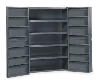 1DZG1 Bin Storage Cabinet, H 72, W48, 16 Shelves