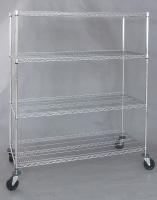 1ECH5 Wire High Cart, Heavy Duty, 36x18x69 In