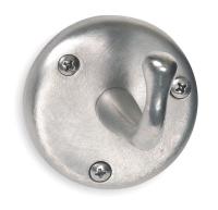 1ECL8 Heavy Duty Robe Hook, 3 x 3 1/4 In, SS