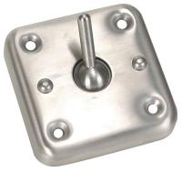 1ECN1 Square Hook, 4 1/4 x 4 1/4 In, SS