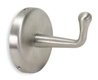 1ECN4 Heavy Duty Robe Hook, 3 x 3 1/4 In, SS