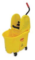 1EJZ1 Mop Bucket and Wringer, 35 qt., Yellow