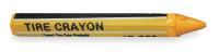 1ELC8 Tire Marking Crayon, 1/2W x 4-5/8&quot;L, Ylw