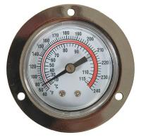 1EPF2 Analog Panel Mt Thermometer, 40 to 240F