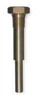 1EVD1 Industrial Thermowell, Brass, 1-1/4-18