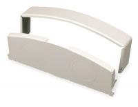1EXT7 Blank End Fitting, Steel Raceway, Ivory