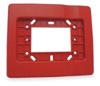 1EYB2 Trim Plate, Red, H 1/2 x L 5 7/8 In