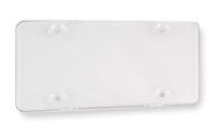 1EZA3 License Plate Cover, Clear, Polycarbonate