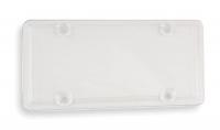 1EZA4 License Plate Cover, Clear, Polymer