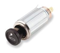 1EZG2 Long Knob Lighter, Black/Silver
