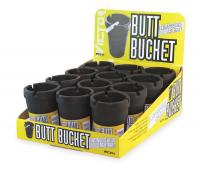 1EZH4 Butt Bucket Ashtray, Black