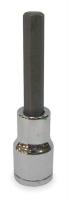 1EZP2 Hex Bit Socket, 1/2 In Dr, 14mm, 3 1/2 In L