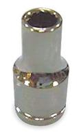 1EZV2 Socket, 1/4 In Dr, 12 Point, 14mm, 1 In L