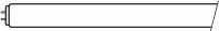 1F368 Fluorescent Linear Lamp, T12, Green