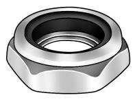 3HDV6 Locknut, Nylon Insert, 5/16-24, PK100