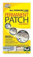 1FBH3 Fiberglass Patch, White, 3x6 In, UV Cured