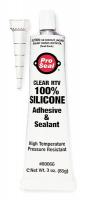 1FBH7 RTV Silicone, Tube, 3 oz, Clear