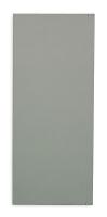 1FBU5 Partition Door, 26 In W, Polymer, Gray