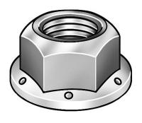 1FE56 Deform Thread Locknut, 3/4-10, PK 10