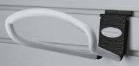 1FEP4 Slat Wall Loop Hook, H4, W8, PK 6