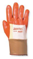 1FEZ8 Cut Resistant Gloves, Orange/Gold, L, PR