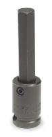 1FM57 Impact Socket, Hex Bit, 3/8Dr, 5/16In