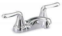 4ZXA2 Lavatory Faucet, 2H Lever, Chrome, 1.5GPM