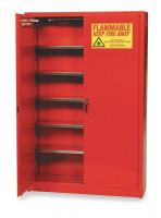 1FYJ4 Aerosols Aerosols Cabinet, 30 Gal., Red
