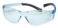 1FYY2 Safety Glasses, Lt Blue Lens, Wraparound