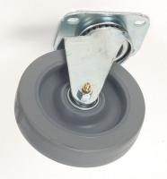 1G089 Swivel Plate Caster, 155 lb, 3-1/2 In Dia