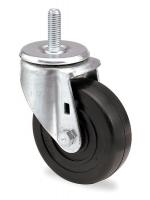 1G123 Swivel Stem Caster, 5 In, 200 lb, Rubber