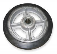 1GAD1 Wheel, 10x2 1/2 In, Mold On Rubber