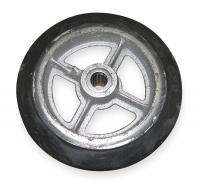 1GAD3 Wheel, 6 1/2x1 1/2 In, Mold On Rubber