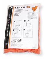 1GAE3 Ear Plugs, 29dB, W/o Cord, Univ, PK200
