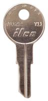 1GAK1 Key Blank, Brass, Type Y11, 5 Pin, PK 10