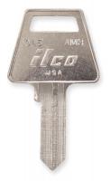 1GAP4 Key Blank, Brass, Type AM3, 5 Pin, PK 10