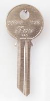 1GAR2 Key Blank, Brass, Type Y78, 6 Pin, PK 10