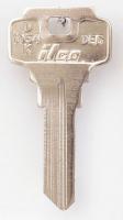 1GAT4 Key Blank, Brass, Type DE6, 5 Pin, PK 10