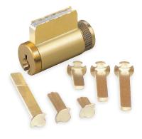 1GAW3 Brass Cylinder, Chrome, 5 Pin, 2 Keys