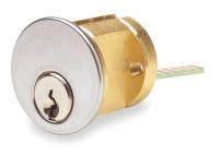 1GAX7 Brass Cylinder, Chrome, 5 Pin, 2 Keys