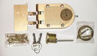 1GBA8 Commercial Lock, Double Cylinder, Bronze