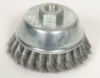 1GBR7 Knot Wire Cup Brush, 5 In Dia, 0.0230 Wire
