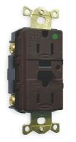 1GBX6 GFCI Receptacle, 15A, Hospital, Brown