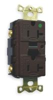 1GBY9 GFCI Receptacle, 20A, Hospital, Brown