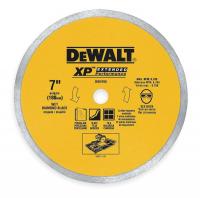 4DV76 Diamond Saw Blade, Wet, 10 In Dia, 5400 RPM