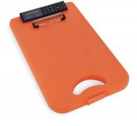 1GEJ2 Portable Storage Clipboard, Letter, Orange